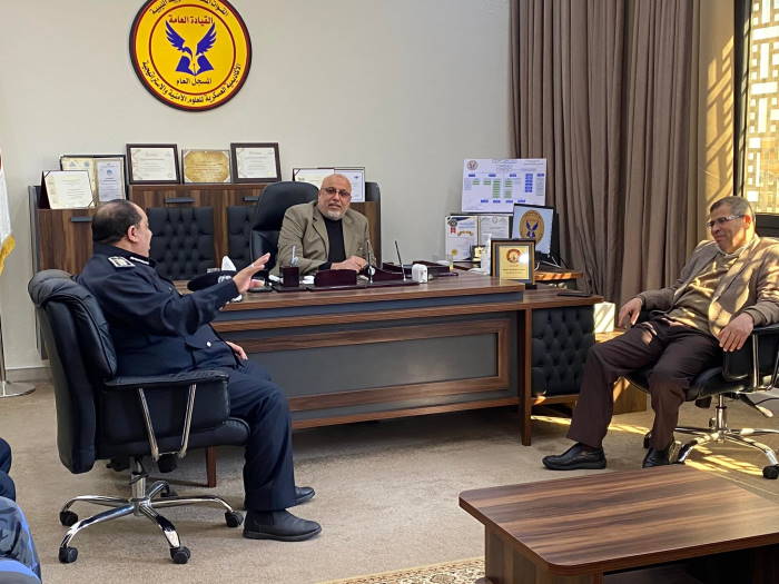 وفد المعهد العلي لضباط الشرطة في زيارة للاكاديمية